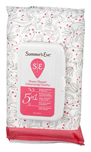 image for Summer's Eve Cleansing Cloths | Sheer Floral |32 Count | Pack of 4 | p