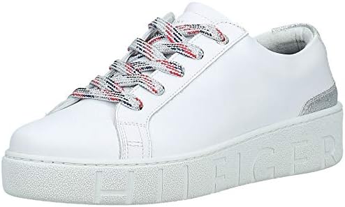 tommy hilfiger trainers white womens