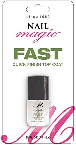 Nail Magic Fast Quick Finish Top Coat, 0.25 Fluid Ounce