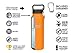 Healthy Human Stainless Steel Water Bottle | Double Walled Vacuum Insulated Water Thermos for Adults | Eco-Friendly Travel Bottles with Leak Proof Lid (Orange Sherbet, 21 oz/ 621 ML)
