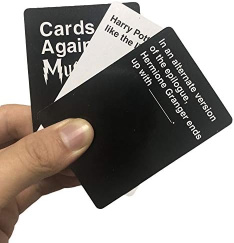 SUPETE Cards Against Mug. with 1356 Cards Contains 987 White Cards and 369 Black Cards for Maximum replayability a Party Game