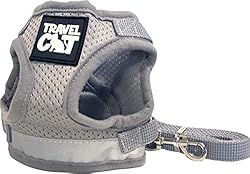 Travel Cat Harness and Leash Set - Adjustable Soft
