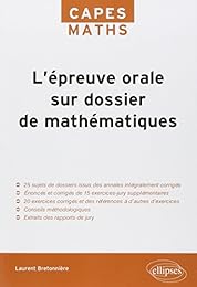 L' épreuve orale sur dossier de mathématiques