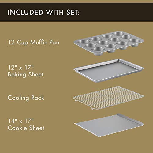Calphalon Nonstick Bakeware Set, 10Piece Set Includes Baking Sheet