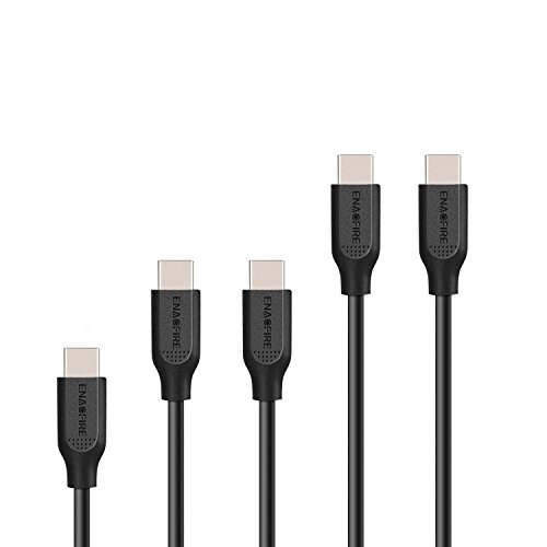 ENACFIRE USB Type C Cable, USB C Charging Cable 5 Pack (6.6ftx2, 3