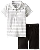 Calvin Klein Little Boys' Two-Piece Polo Top and Short Set