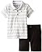 Calvin Klein Little Boys' Two-Piece Polo Top and Short Set
