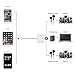 U-LINK Lightning to 3.5mm Headphone Jack Adapter, 3 in 1 Dual Lightning Audio and Charger Adapter for iPhone X/8/8 Plus/7/7 Plus …