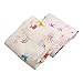 GFTSTORE Muslin Swaddle Blanket 70% Bamboo 30% Cotton-for Baby-2 pcs/Set (Mermaid design-4747)