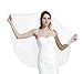 Wedding Bridal Veil with Comb 2 Tier Cut Edge Elbow Length 28