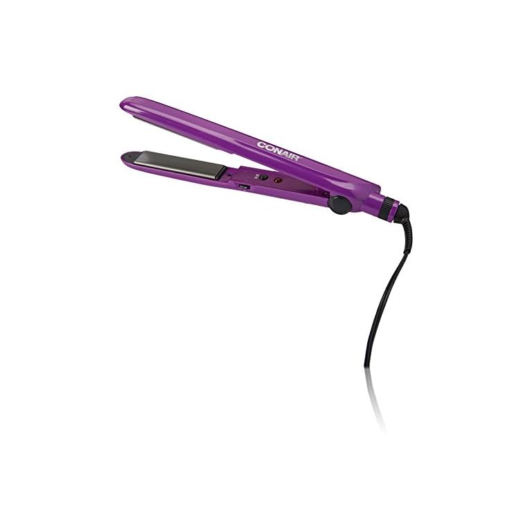 Conair Tourmaline Ceramic Flat Iron; 1-inch; Pink