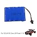 SZJJX Rechargeable Battery 6V 700mAh High Capacity Battery Pack RC Cars Off-Road Rock Vehicle Crawler Truck 2.4Ghz 4WD High Speed 1:18 Remote Radio Control Racing Cars