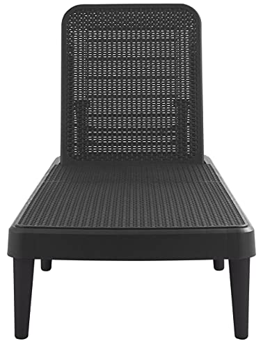 Lagoon Tahiti, camastro para alberca con protección UV portátil, Plegable y facil de almacenar Marca (Color Negro)