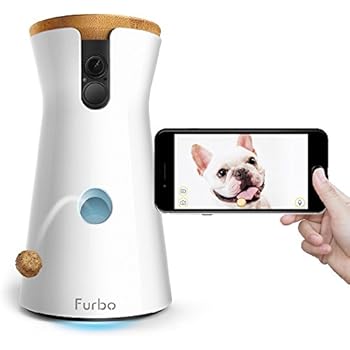 Furbo Dog Camera: Treat Tossing, Full HD Wifi Pet Camera and 2-Way Audio, Designed for Dogs, Works with Amazon Alexa (As Seen On Ellen)
