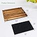 NutriChef Wooden Board Sushi Serving Plate - Rectangular Japanese Sushi Serving Plate - Acacia Wood Platter Display/Cutting/Serving Tray Set - Slate Plate, 2 Ceramic Sauce Bowls, Chopstick - NutriChef PKSUSH10