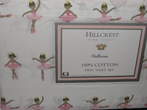 Hillcrest Fine Linens Ethnic Ballerina Sheet Set Twin Size