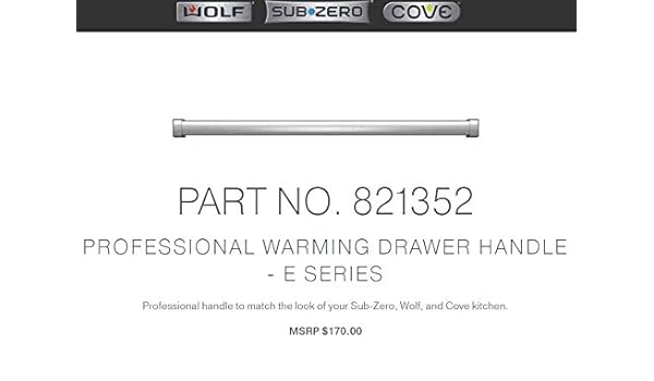 Amazon Com Wolf Sub Zero Cove Warming Drawer Handle E Series