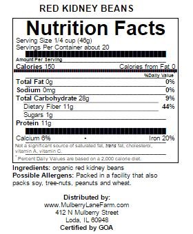 Kidney Beans, Red, 5 Pounds Dried, USDA Certified Organic, Non-GMO Bulk - Thumbnail 6