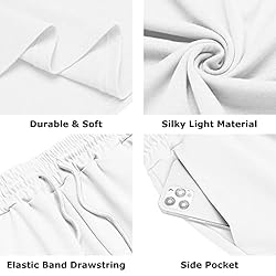 URRU Mens Short Sleeve Casual Polo Shirt and Shorts