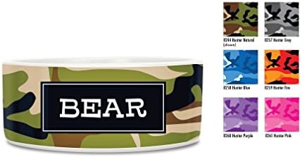 Personalized Dog or Cat Food Water Bowl With Name, Monogram Pet Lover, Design Your Own