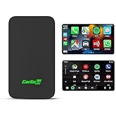 CarlinKit 5.0 Wireless CarPlay Adapter for iPhone - Wired to Wireless CarPlay/Android Auto - Dual-Band WiFi, Low Latency, Onl