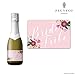 FLORAL BRIDE TRIBE - Set of 20 Bachelorette Label Stickers for Mini Champagne Bottle & Gift Box - Bridesmaid, Maid & Matron of Honor Proposal Gift- Engagement Party- Bridal Shower