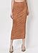 Wink Gal Women's Long Suede Pencil Skirt