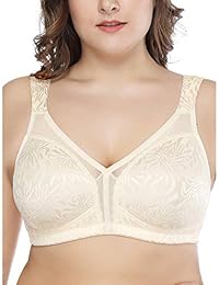 Deyllo Sujetador minimizador de tamaño grande para dama, sin alambre, sin acolchado