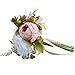 Amoleya Flower Bouquet, 6 Inch Vintage Wedding Bouquet Artificial Flowers Arrangements for Bride and Bridesmaids