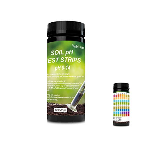 EODO Soil Test Paper,Test pH Test kit,100 Tests Soil PH,Swimming Pool