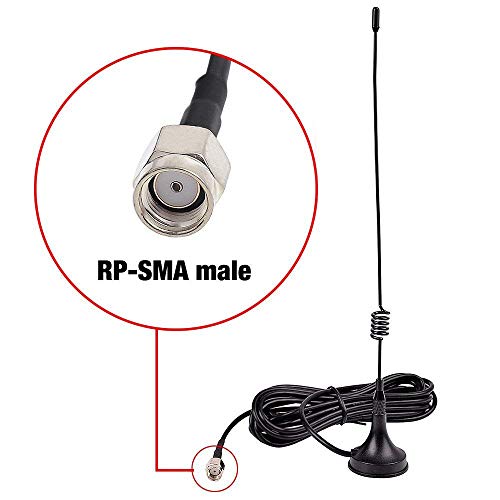 image for Anlink 2 Pack 10ft 7dBi Dual Band WiFi Antenna Extension Cable with Ma