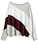 Romwe Women's Sweatshirt Casual Oversized Baggy Shirts Batwing Sleeve Pullover Tops