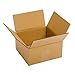 Pratt PRA0008 100% Recycled Corrugated Cardboard Box, 6