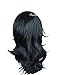 COSPLAZA Cosplay Wigs Mid-Length Curly Black Male Men Hero Tutor Anime Comic Cons Costume Hairs