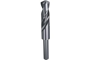 HARFINGTON 20.5mm Drill Bit 1/2" Reduced Shank Round 4341 High Speed Steel Nitriding Black 118° Standard Point for Plastic Wo