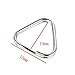 FOTGA 2pcs Stainless Steel Triangle Keychain Ring Split Rings for Dslr Camera Straps Handwrist Purse Wallet Bag Hang Clip Hook