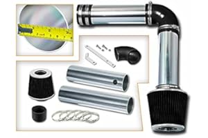 R&L RACING RL Concepts 3" JDM Black Cold Air Intake Kit + Filter For Acura 04-08 TL 3.2L / 07-08 TL Type-S 3.5L / 05-08 RL 3.5L V6