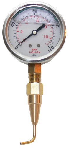 Underhill A-HCGPK Headchecker Gauge and Pitot Tube, 160 PSI