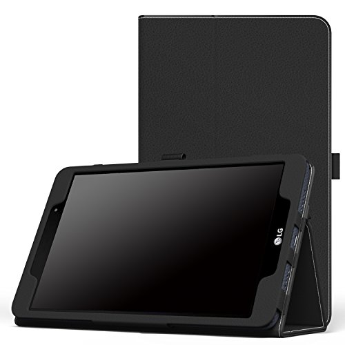 MoKo LG G Pad III 8.0 / G Pad X 8.0 Case - Ultra Compact Slim Folding Stand Cover Case for G Pad X 8.0 Tablet (T-Mobile V521WG), G Pad III 8.0 V525 8-Inch Tablet 2016 Released, BLACK