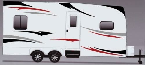 RV, Trailer Hauler, Camper, Motor-Home Large Decals/Graphics Kits 24-k-2