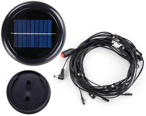 Amazon Com 8ft 9ft 6 Rib Solar String Lights For Patio Umbrella Cool White Garden Outdoor