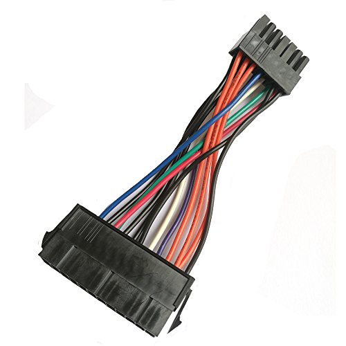 ZLKSKER 24-Pin to 14-Pin Cable(4-Inch), ATX PSU Main Power Adapter Cable, Plug and Play, for Lenovo IBM Dell, A75 B75 Q75 Q77