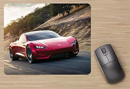 Amazoncom Tesla Roadster 2020 Mouse Pad Printed Mousepad
