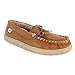 RUGGED BLUE Fleece Lined Moccasin Slippers