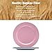 HM-tech 6pcs Bamboo Toddler Plates (8
