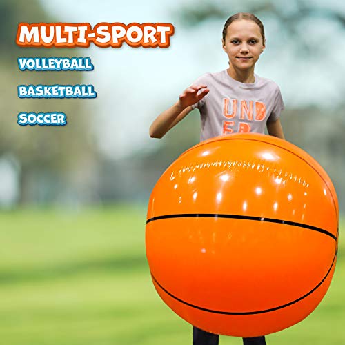 Large Beach Ball for Kids Giant Beach Ball for Kids Easy to Blow Up