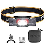 XYHWPROS Headlamp Rechargeable,1100 Lumens Bright
