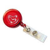 Boston Red Sox Collegiate Sports Team Logo Retractable Badge Reel Id Ticket Clip