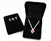 Tyjewelry 14k Gold Plated Crystal Heart Shape Pendant Necklaces for Women (Red,18