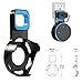 Echo Dot Wall Mount Case Holder Stand for Alexa Dot 2nd Generation TOOVREN Space-Saving Hanger for Smart Home Speaker without Mess Wires or Screws - Short Charging Cable Included (black)